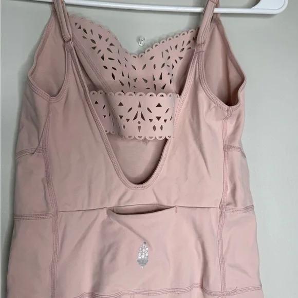 FP Movement by Free People Blush Lace-Back Jumpsuit - Picture 3 of 4